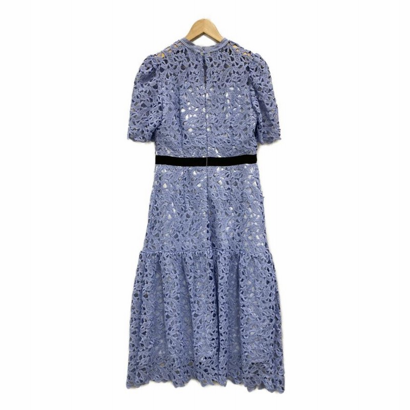 美品 ペイズリーレース半袖ワンピース CWF0201022 レディース SIZE 38  