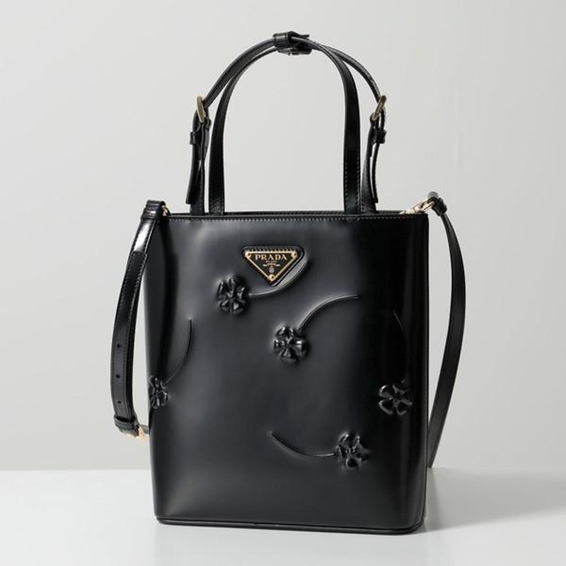 PRADA プラダ ショルダーバッグ 1BA401 OOF ZO6 レディース ハンドバッグ トライアングルロゴ クロスボディ フラワー 花 鞄  F0002/NERO | LINEブランドカタログ