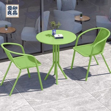 免運 戶外桌椅 庭院桌椅組合 戶外桌椅庭院網紅桌椅三件套茶桌椅組合桌椅休閑一體現代家用工業工廠直銷 可開發票 售後保障 全館八折 5yy815