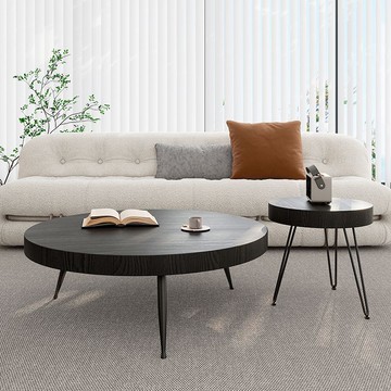 免運 茶幾 實木茶幾 實木茶幾簡約沙發邊桌家用北歐客廳圓邊幾小戶型民宿原木矮桌陽臺 可開發票 全館五折 工廠現貨直銷 新品特價 z9093