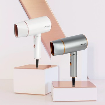SANSUI 山水｜高效修護保濕負離子吹風機 SH-GU90 優雅白/尊爵灰