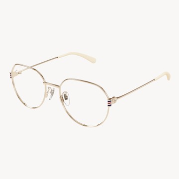 GUCCI｜GG1675OK-004 不規則金屬光學眼鏡【葛洛麗雅眼鏡】