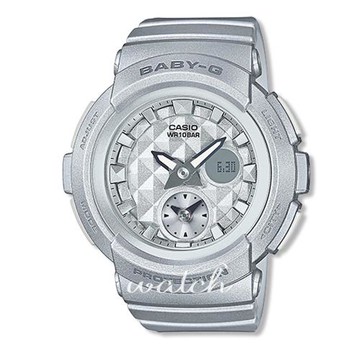 【CASIO卡西歐BABY-G系列】甜美個性_鉚釘設計_耐衝擊構造_女錶(BGA-195-8A)