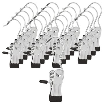 AHOYE 防風耐曬無痕不傷衣晾曬夾  20個  銀色