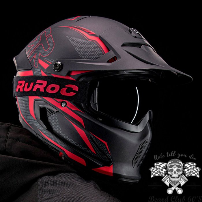♛大鬍子俱樂部♛ Ruroc ® Berserker Carbon Hellfire 碳纖維多功能