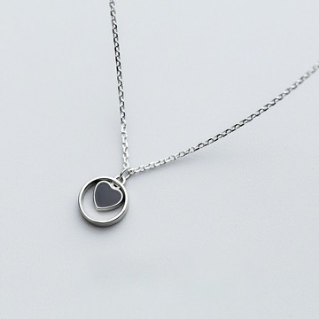 十四行詩｜愛戀心湖詩項鍊 925銀 梧桐好物嚴選