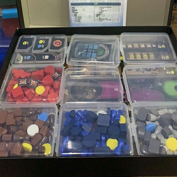 蓋亞計劃 收納盒 收納方案 每種族一個需要7個 基本全收納12個