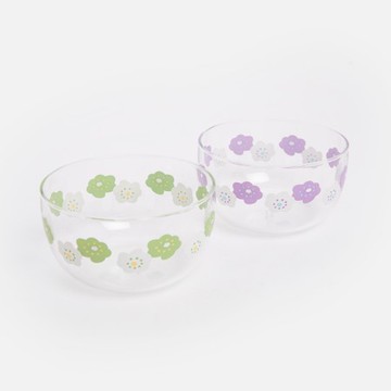 SOU.SOU玻璃沙拉碗11.5x6cmx2入 微笑