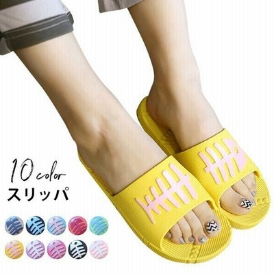 スリッパ レディース メンズ カップル バスサンダル バススリッパ ルームシューズ 室内履き 魚骨柄 滑りにくい 痛くない 安定感 お風呂場 お洒落 通販 Lineポイント最大get Lineショッピング