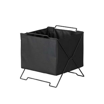 KING JIM落地型可折疊收納籃/KSP002S-BK/黑