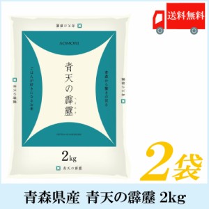 送料無料　青森県産 青天の霹靂 令和3年度産 2kg×2袋