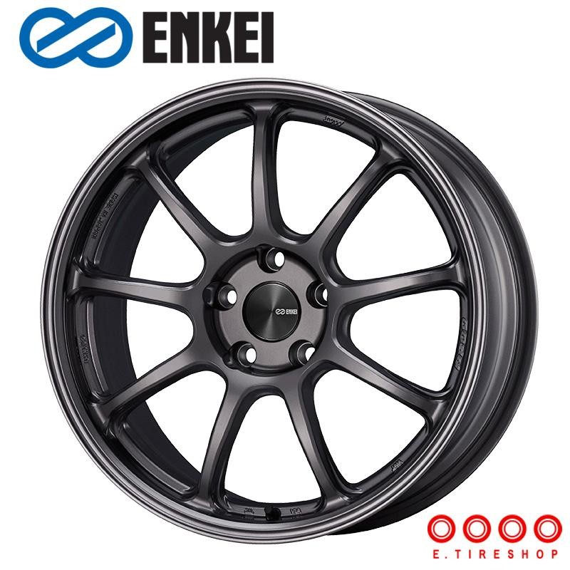 エンケイ PF09 18×8.5J PCD100 5H INSET+45 ボア径φ75 ダークシルバー ...