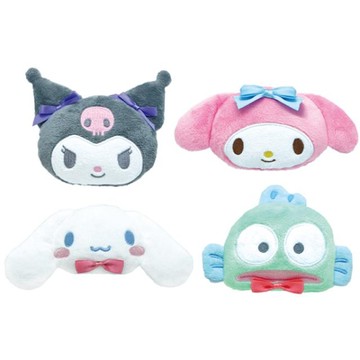 小禮堂 Sanrio 三麗鷗 絨毛造型安全帶扣 (大頭款) 酷洛米 大耳狗 人魚漢頓