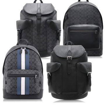 COACH 皮革 PVC / 大款 / 男後背包(多款)