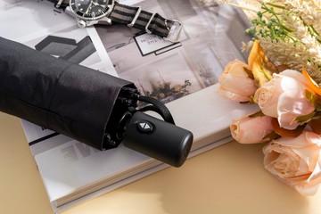 超輕自動開合玻璃纖維傘