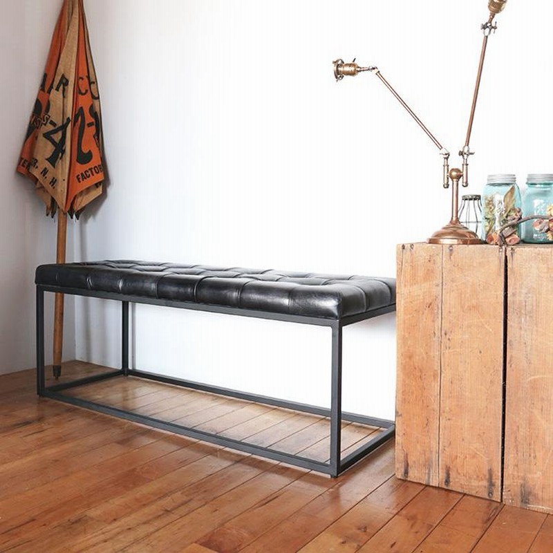 インダストリアル　ベンチ　長椅子　レトロ anotherlifefurniture_ba2100147