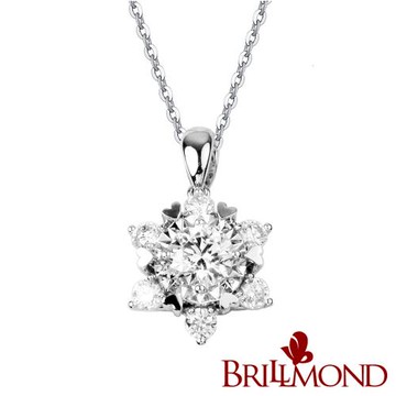 【BRILLMOND】GIA 天然鑽石 50分 D/SI2 PT950鉑金 閃耀璀璨鑽墜