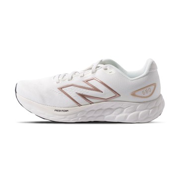 New Balance Fresh Foam 680 v8 D 女鞋 白玫瑰金色 寬楦 針織 慢跑鞋 W680RY8