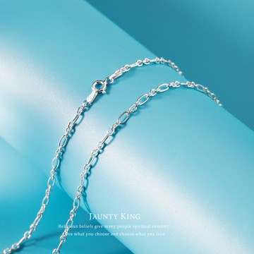 【JK銀飾】幾何圓鍊(2mm)【純銀鍊】