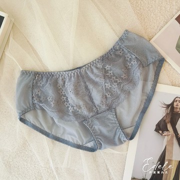 【伊黛爾】撩心水漾蕾絲內褲FREE SIZE (藍) -【3088】