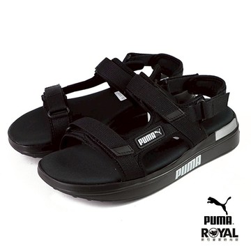 Puma Future Rider 黑色 魔鬼氈 涼鞋 男女款NO.B1378【 37231801】