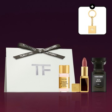 新品💫【TOM FORD】私人調香經典彩妝旅行組  (最上鏡妝前乳 3.6ml + 設計師唇膏1g  + 私人調香 4ml + 鑰匙圈) | 女生送禮 | 香水 | 香氛禮盒