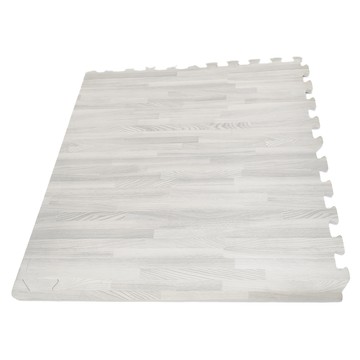 北歐風木紋巧拼地墊 橡木紋 EVA材質 4片裝  63 x 63 x 1cm  1組