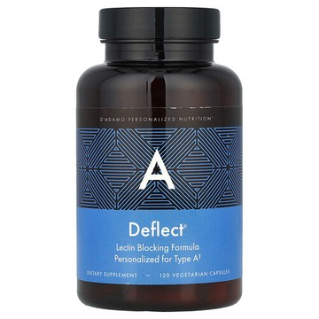 D'adamo, Deflect® A，凝集素阻斷配方，120 粒素食膠囊
