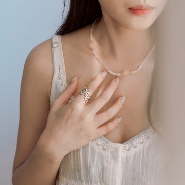 QUEENSHOP_ S 女裝 正韓 金屬鏤空大花朵造型戒指 現+預 【07060253】