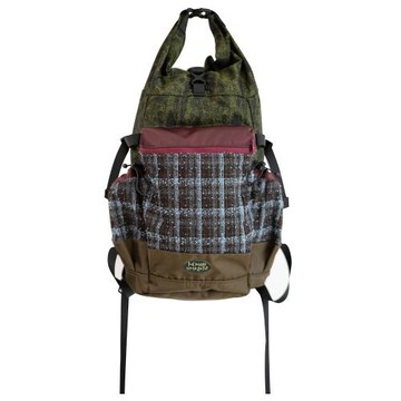 housedesign原創2025新戶外徒步輕量化雙肩包個性大容量拼接背包