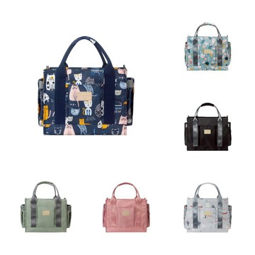 大容量手提包女媽咪尿布包多功能嬰兒包媽媽寶寶旅行吊帶包女