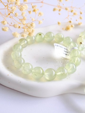 青姿曼妙丨靈動突破丨灌注天使靈氣高品葡萄石手串丨彌雅原創設計