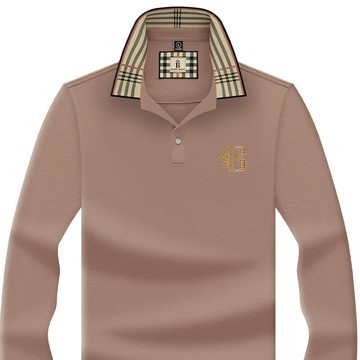 【新款熱賣】保羅春秋高端刺繡翻領男士高端商務休閑上衣t帶領POLO衫爸爸上衣t