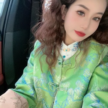 💛限時下殺💛中國唐裝改良款潮緞麵上衣大碼開衫春季年輕版新國風中式宋錦外套