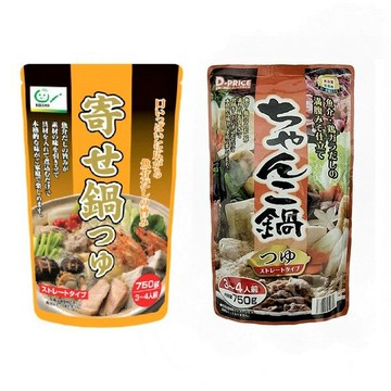 【江戶物語】D-PRICE 大黑天物產 火鍋高湯包系列 3-4人份 火鍋湯底 什錦鍋 相撲鍋 桃寶食品 日本原裝進口