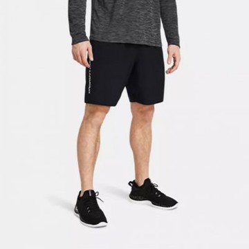 UNDER ARMOUR 短褲 男款 運動褲 WOVEN WDMK 黑 1383356-001