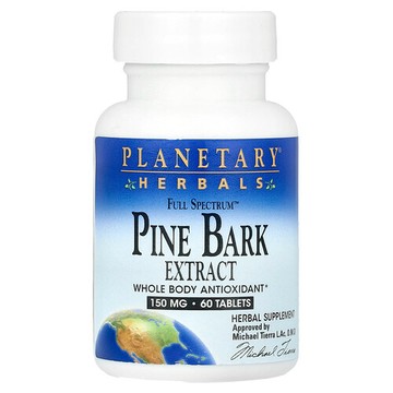 Planetary Herbals, Full Spectrum™ 鬆樹皮提取物，60 片