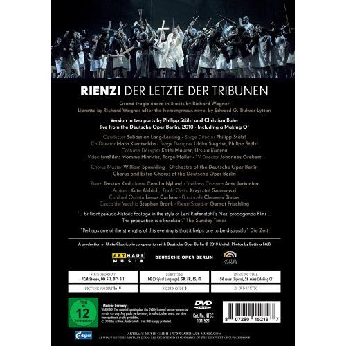 Rienzi: Der Letzte Der Tribunen [DVD]