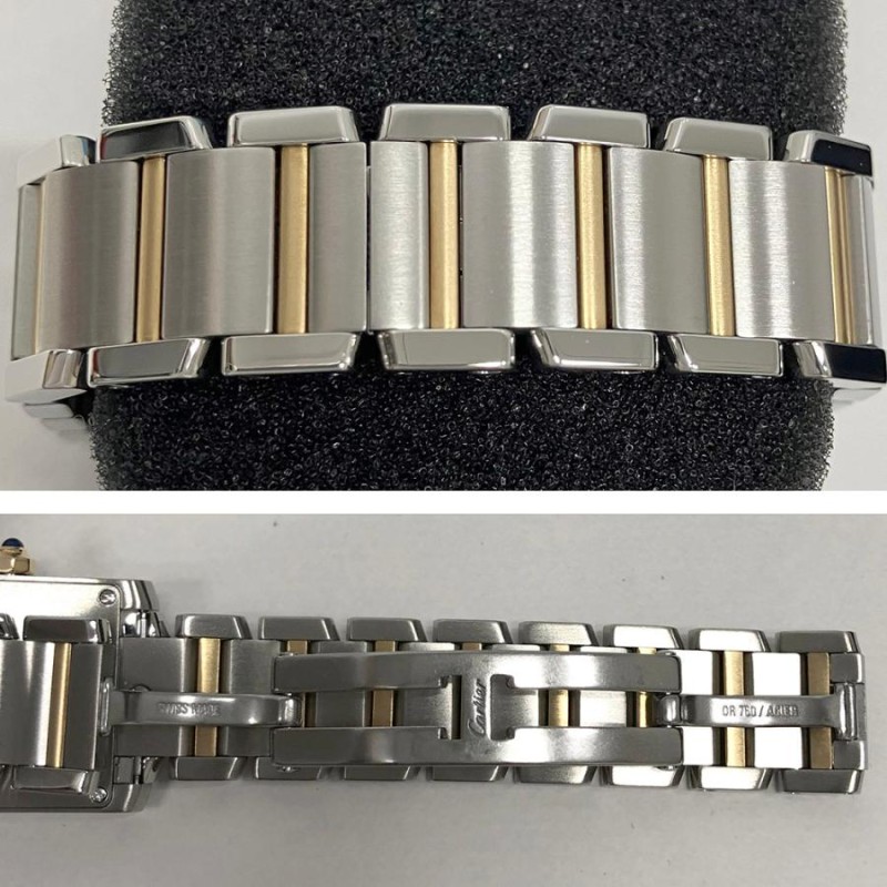 Cartier タンクフランセーズSM W51007Q4 電池交換済 仕上げ済 YG SS コンビ クォーツ 腕時計 レディースウォッチ カルティエ◇中古  | LINEブランドカタログ