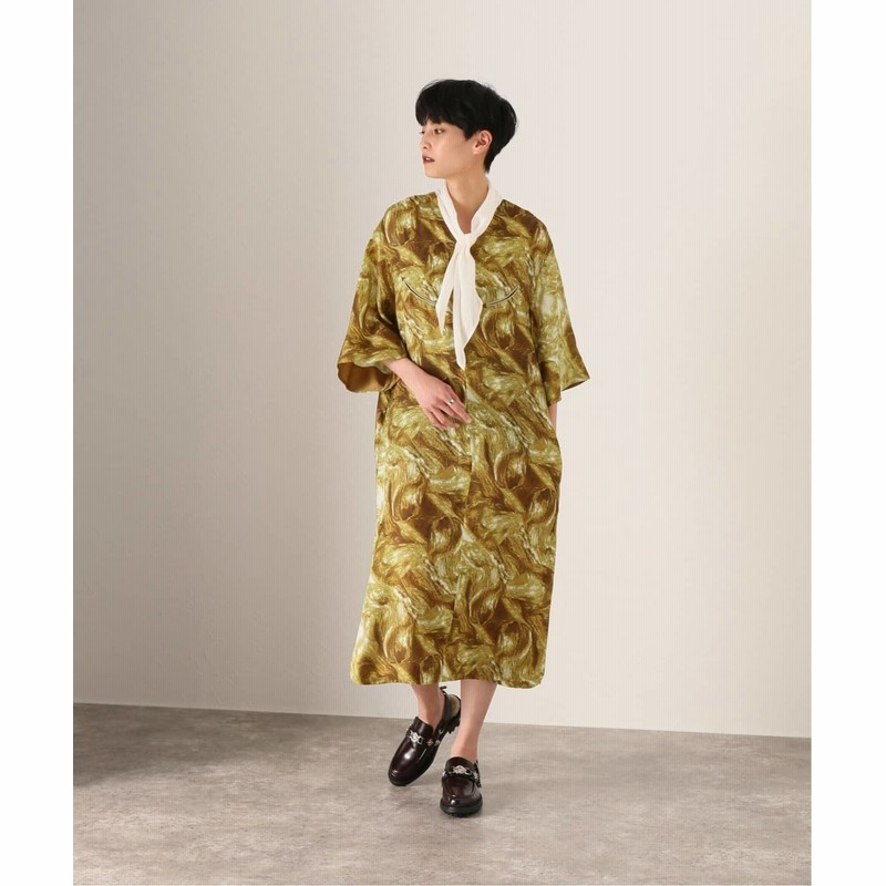 レディース ジャーナルスタンダード レサージュ Toga Pulla トーガプルラ Inner Print Dress ワンピース イエロー 38 通販 Lineポイント最大1 0 Get Lineショッピング