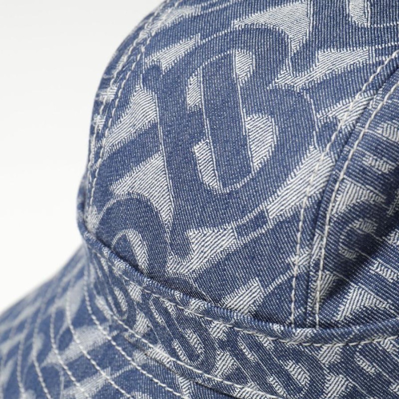 BURBERRY バーバリー バケットハット MONOGRAM PRINT DENIM BUCKET HAT