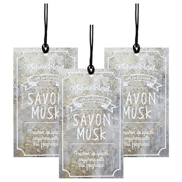 John's Blend 香氛掛片  麝香皂香  3片