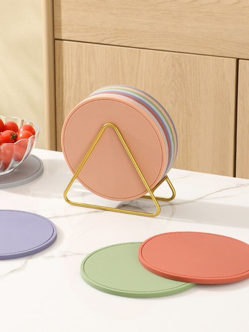 楓林宜居 隔熱墊硅膠餐墊防燙鍋墊碗墊杯墊餐盤墊家用砂鍋墊耐高溫餐桌墊子