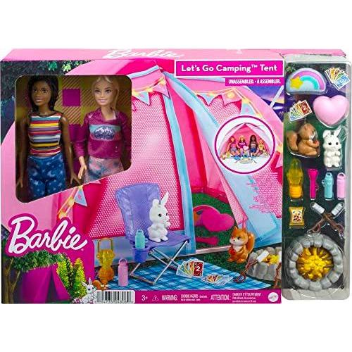 Barbie It Takes Two Camping Fun Curvy Daisy Doll Playset Kayak Accessories  HDF75