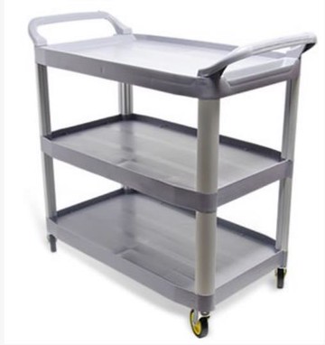 超寶D-012/013大小號多用途三層手推車送餐車服務車上菜收盤推車