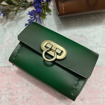 復古馬蹄金屬扣零錢包