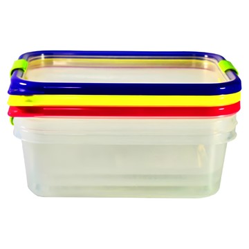 OMADA 抗菌密封保鮮盒組 方形  3個  1組