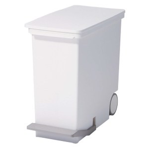 【日本Like it】直立式分類垃圾桶 25L -純白色