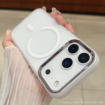 🏆臺灣出貨🏆適用iPhone17PROMAX金盾膚感磨砂磁吸手機殻蘋果16電鍍鏡框硬套15