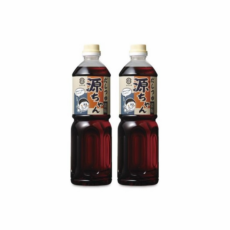 直源醤油 だしつゆ源ちゃん 1L × 2本 LINEショッピング